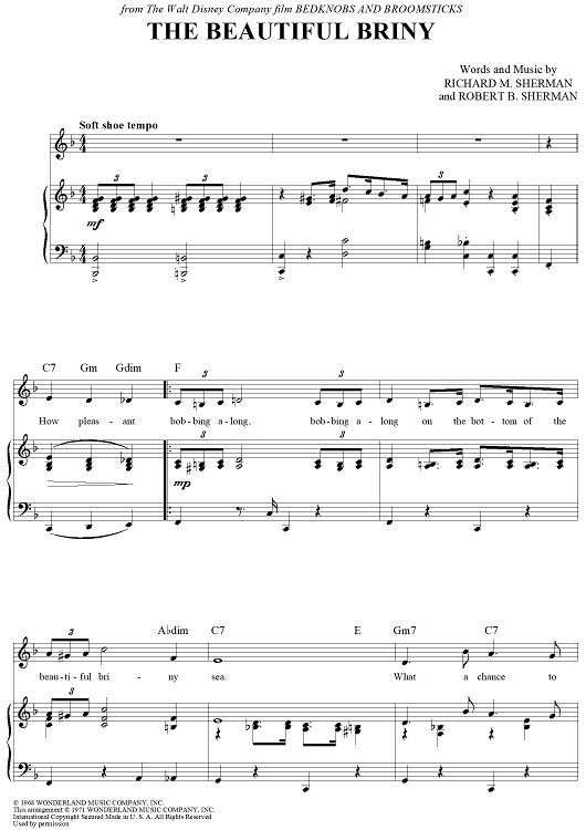 The Beautiful Briny Sea