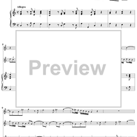 Trio Sonata in C Major - Piano Score