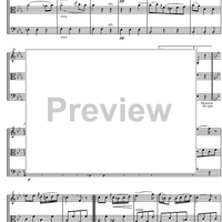String Trio Bb Major D581B - Score