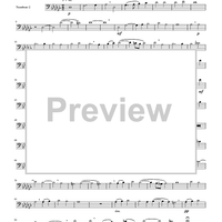 Two Madrigals, Vol. 3 - from Morley's "First Book of Madrigals to 4 Voices" (1594) - Trombone 2