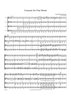 Concerto for Four Horns - Score