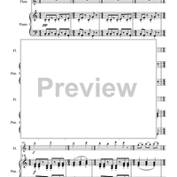 Sonata for Flute and Piano - Piano Score