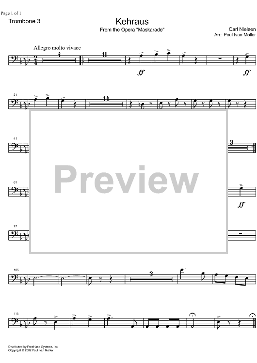 Kehraus - Trombone 3