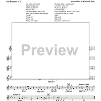 Ola, o che bon eccho! - Choir 2, Trumpet 2 in B-flat and C