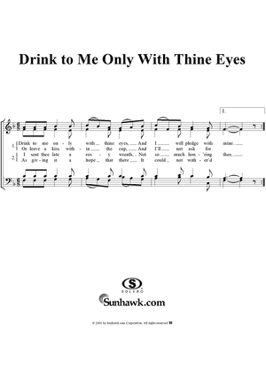 Drink to Me Only with Thine Eyes