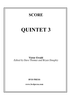 Quintet No. 3 - Score