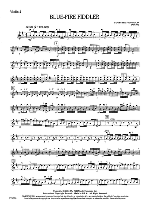Blue-Fire Fiddler - Violin 2