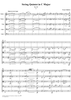 Quintet in C Major, Movement 1 - Score