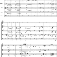 Quintet in C Major, Movement 1 - Score