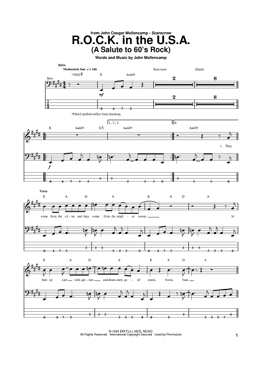 R.O.C.K. In The U.S.A. (A Salute To 60's Rock)