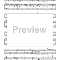 Hymns from "The Southern Harmony" for 2 Violins and Piano - Piano