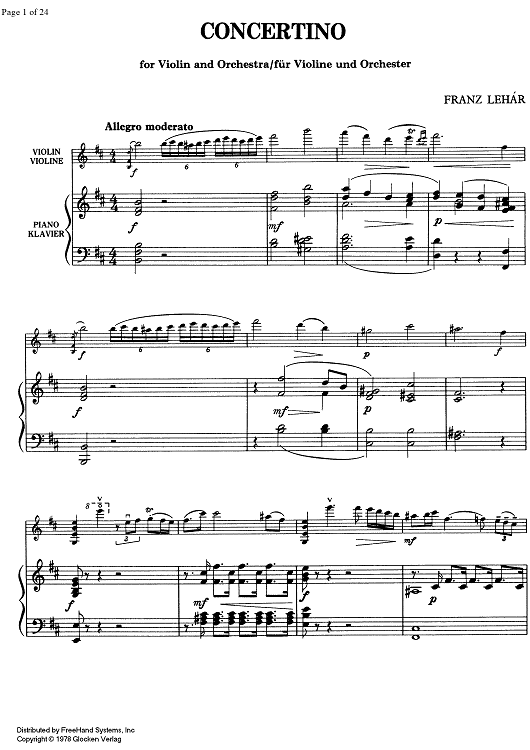 Concertino - Score