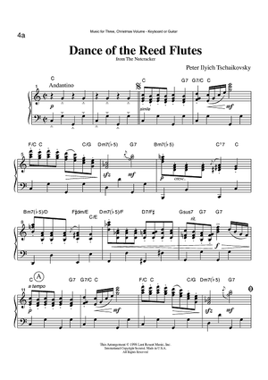 Dance of the Reed Flutes from The Nutcracker - Keyboard or Guitar