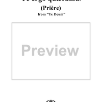 Te Deum, op. 22, no. 6:  Te Ergo Quaesumus