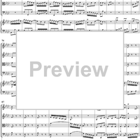 Clavier Concerto No. 5 in F Minor, Movement 3 - Score