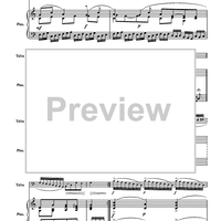 Aria con Variazioni (from the 5th Harpsichord Suite) - Piano Score