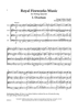 The Royal Fireworks Music - Score