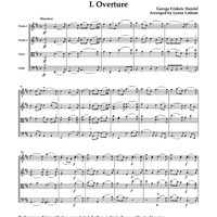 The Royal Fireworks Music - Score