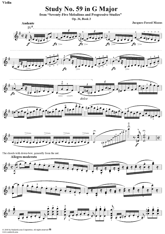 Study No. 59 in G Major