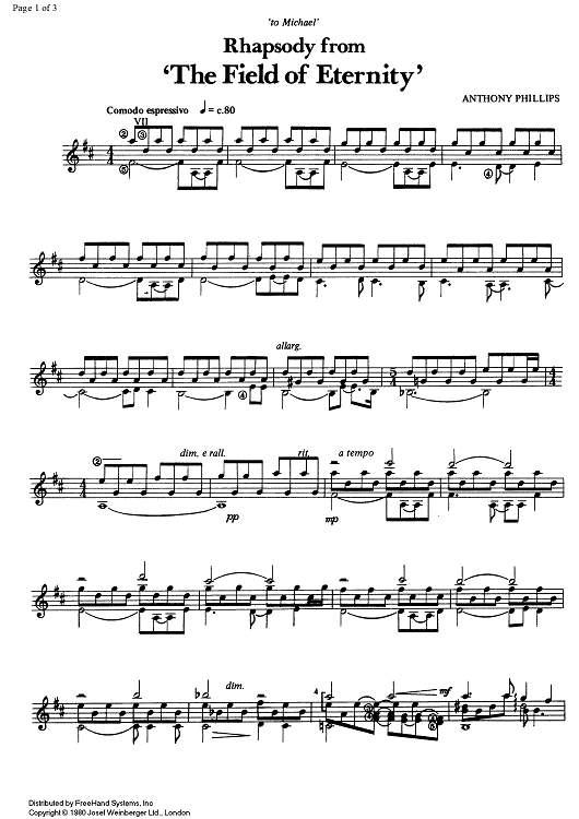 Rhapsody from The Field of Eternity