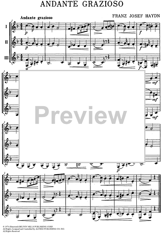 Andante Grazioso - Horn in F