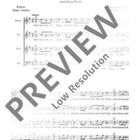 Sechs Chorlieder - Choral Score