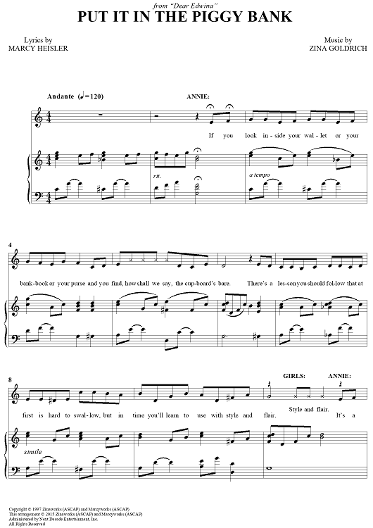 Put It In The Piggy Bank