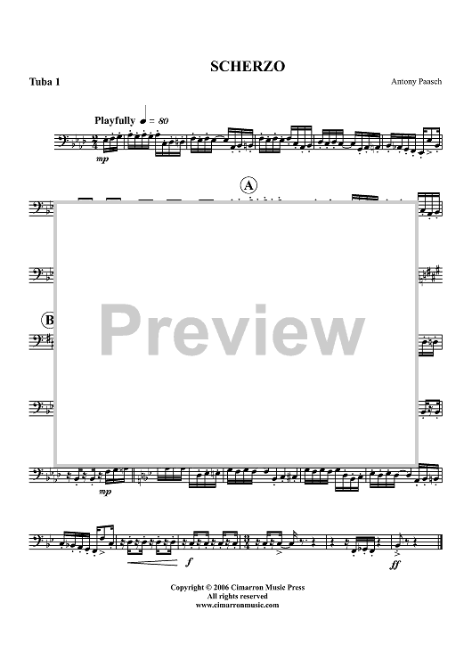 Scherzo - Tuba 1