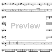 Bridal Waltz from A Folk Tale - B-flat Clarinet 3