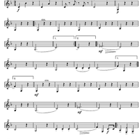 Bridal Waltz from A Folk Tale - B-flat Bass Clarinet