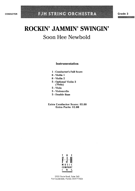 Rockin' Jammin' Swingin' - Score Cover
