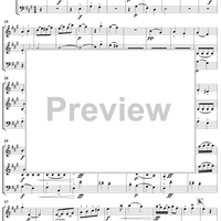 String Trio in A Major, Op. 1, No. 2 - Score