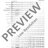 Symphony in three movements - Full Score