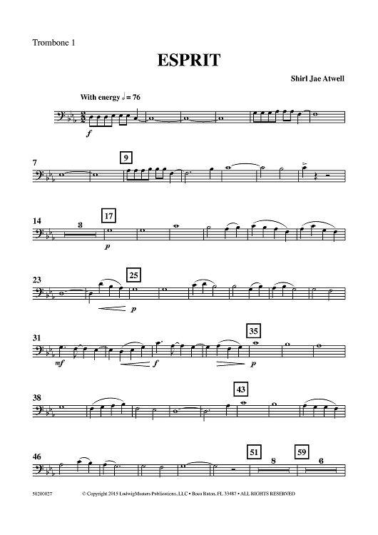 Esprit - Trombone 1