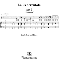 La Cenerentola, Act 2, Canzone - Cinderella - Vocal Score