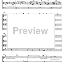 String quartet No. 1 - Score