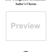 Sailor's Chorus from "Der Fliegende Holländer"