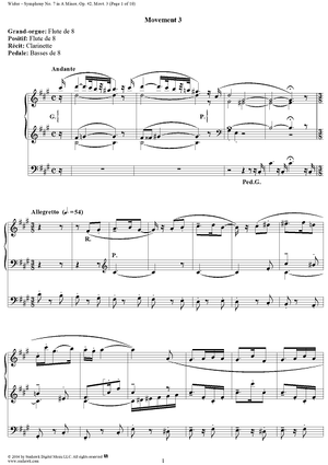 Symphony No. 7 in A Minor, Op. 42: Movt. 3