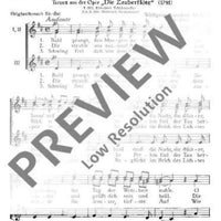 The Magic Flute - Choral Score