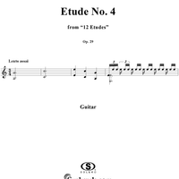 Twelve Etudes, Op. 29, No. 4: Lento assai