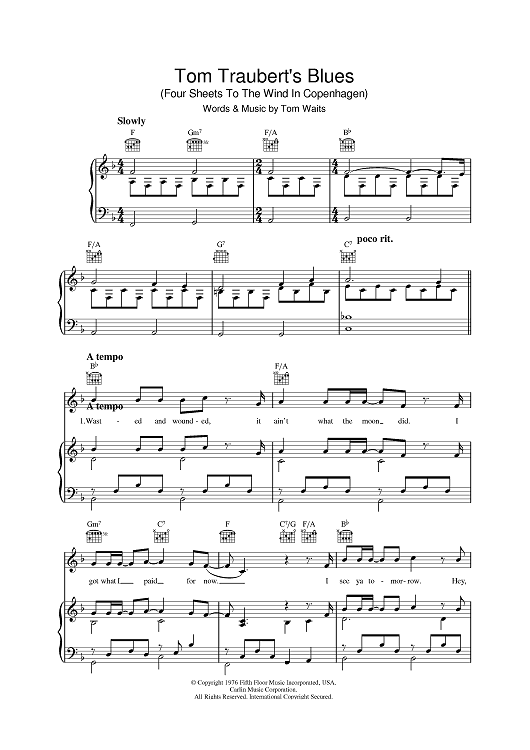 Tom Traubert's Blues