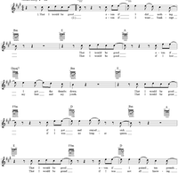 That I Would Be Good