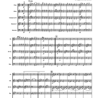 Slavonic Dance NO. 1 In C, Op.46 - Score