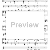 Messiah, no. 43: Thou shalt break them - Piano Score