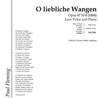 O liebliche Wangen Op.47 No. 4