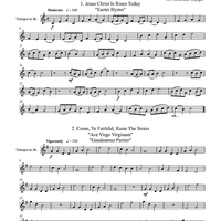 Five Easter Trios - Trumpet in B-flat