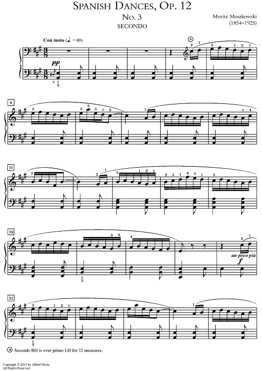 Spanish Dances, Opus 12, No. 3