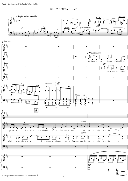Requiem, Op. 48, No. 2: Offertoire