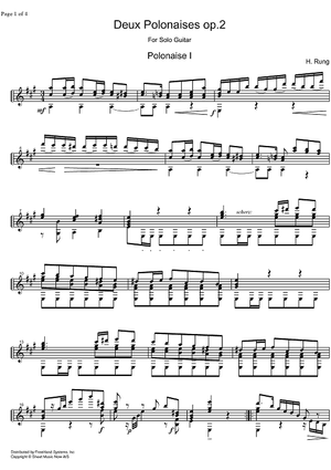 Polonaise Op. 2 No. 1