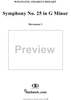 Symphony No. 25 in G Minor, Movement 3 - Full Score